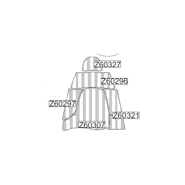 Purchase Front storage bin cushion for Zodiac Medline III