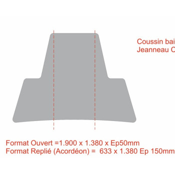 Purchase Sun lounger cushion Jeanneau Cap Camarat 6.5 DC S2