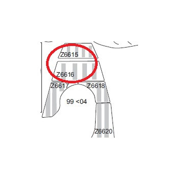 Purchase Right front storage bin cushion for Zodiac Medline II / Medline 2C