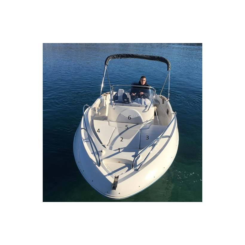 Purchase Cushions for storage bin bow Quicksilver 635 Commander